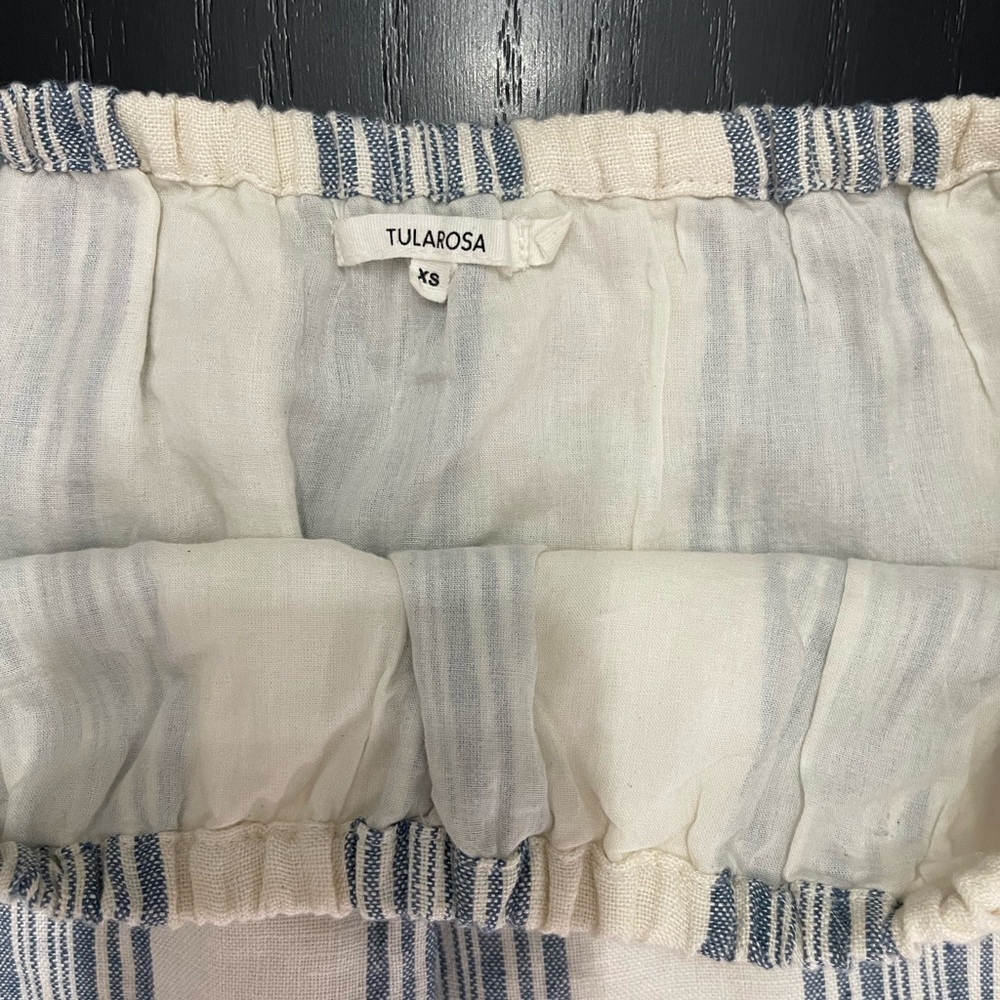 REVOLVE Tularosa Sarah Dress in Chambray Stripe - Picture 8 of 11
